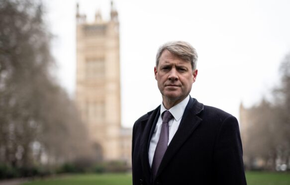 Chris Skidmore, former Conservative MP in Victoria Palace Gardens, London, 2024. Image ID: 2WBK7XE