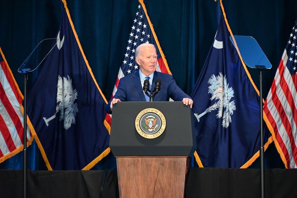 Joe Biden delivers remarks in South Carolina, USA