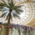 View of flags during COP28 in Dubai, United Arab Emirates.
