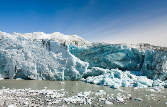 The Russell Glacier in Greenland.