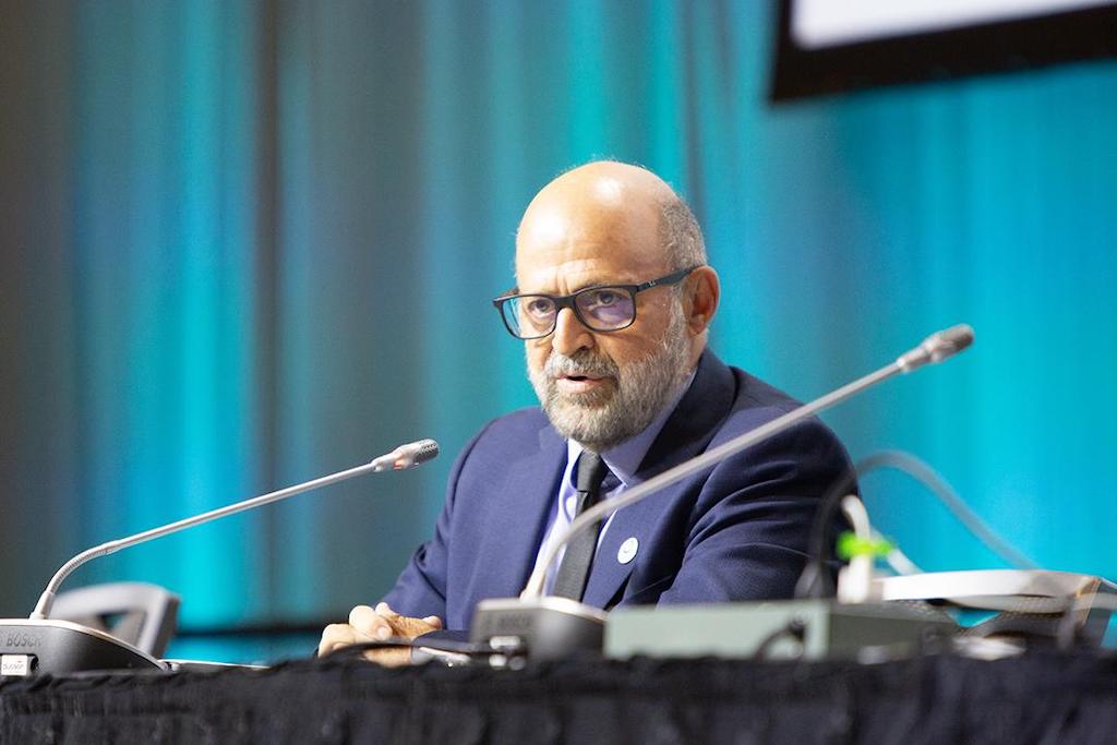 Carlos Manuel Rodríguez, GEF CEO and Chairperson as countries ratified the new Global Biodiversity Framework Fund. 