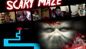 Scary maze logo