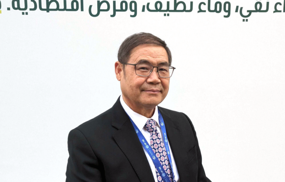 Prof Pan Jiahua at COP28 in Dubai, UAE.
